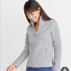 Marine Layer Lady Sherpa Corbet in Heather Grey